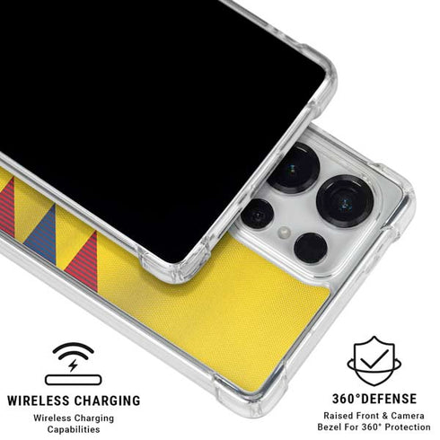Colombia Soccer Flag Galaxy S25 Ultra Clear Case